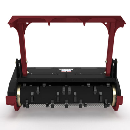 Virnig V70 Drum Mulcher | Models DRM60 & DRM72 | Widths 60" & 72" | Hydraulic Flow 30 To 50 GPM | For Skid Steer