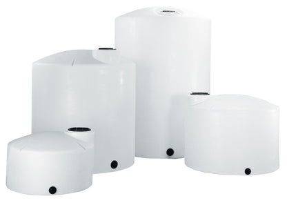 Norwesco 15500 Gallon Plastic Vertical Liquid Storage Tank in White