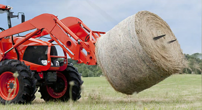 Dirt Dog 3-Point Bale Spear | Overall Width 31 7/8” & 39" inches | Horsepower 25-45 HP | For Tractors