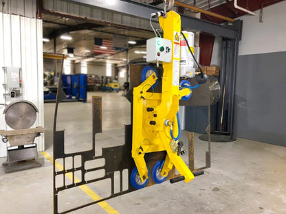 Vacuworx Vacuum Lifting System | Model VT/VRT | Width 18" | Vacuum Cup 4 To 8 | 640 To 1,280 lb Capacity | 90° Tilt & 360° Rotation | 1 To 5 Ton | For Crane