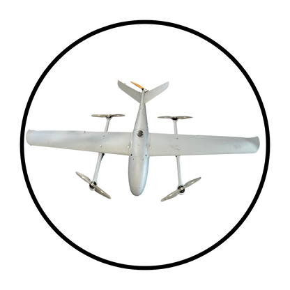 AeroStar Dynamics VTOL UAV Drone | Model VTOL-EVR-8 | Wingspan 2500 mm | Flight Endurance 12+ Hours | Payload 45+ kg | For Agricultural, Surveillance & Commercial