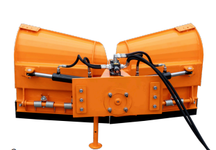 Sundown Lightweight EURO Plate Vario Snow Plow | Model CPLV150-EURO, CPLV180-EURO & CPLV200-EURO | Width 59" To 78" | 30 To 50 HP | 15 To 20 GPM | For Skid Steer & Tractor