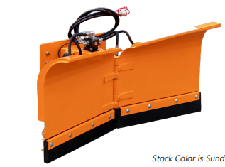 Sundown Lightweight EURO Plate Vario Snow Plow | Model CPLV150-EURO, CPLV180-EURO & CPLV200-EURO | Width 59" To 78" | 30 To 50 HP | 15 To 20 GPM | For Skid Steer & Tractor