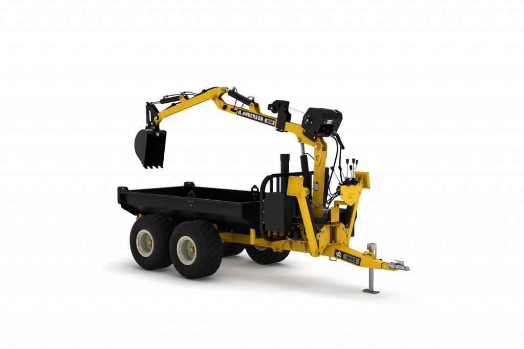 Anderson Log Loader | Model M-140 | Maximum Grapple Opening 48" inches | Arm Extension 4.2 m