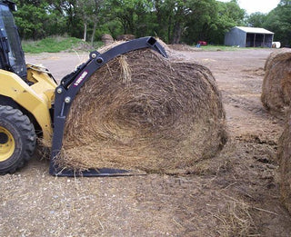 Virnig Big Bale Grapple | BG Series | Widths 56", 74" & 86" | 15-25 GPM | For Skid Steers