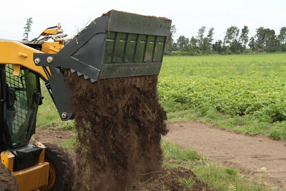 Virnig V60 Multi-Purpose Bucket (4-in-1) | Models HMPV66, HMPV72, HMPV78 & HMPV84 | Widths 66" To 84" | Hydraulic Flow 15 To 25 GPM | For Skid Steer