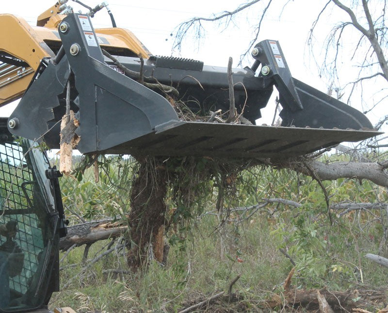 Virnig V50 Multi-Purpose Bucket (4-in-1) | Models MPV60, MPV66 & MPV72 | Widths 60" to 72" | Hydraulic Flow 15 To 25 GPM | For Skid Steers