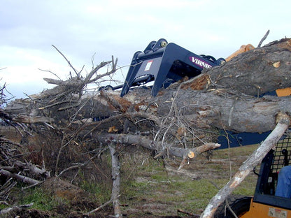 Virnig V50 Skeleton Rock Grapple | Models SRGV60, SRGV66, SRGV72, SRGV78 & SRGV84 | Widths 61" To 87.5" | Hydraulic Flow 15 To 25 GPM | For Skid Steers