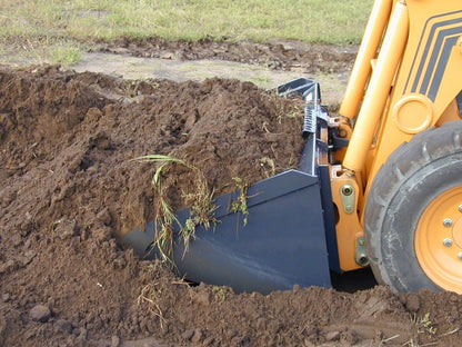 Virnig V60 Low Profile Dirt Bucket | Models HDHV72, HDHV78, HDHV84 & HDHV90 | Widths 72" To 90" | Hydraulic Flow 15 To 25 GPM | For Skid Steer