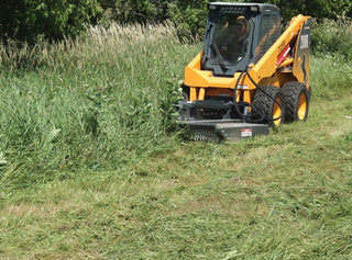 Virnig V50 Closed Front Rotary Brush Cutter | RBV Series | Widths 60" To 78" | 14-45 GPM | For Skid Steers