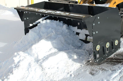 Virnig V60 Snow Pusher | Models SWP84, SWP96, SWP108 & SWP120 | Widths 90" To 122.5" | Hydraulic Flow Range 15 To 25 GPM | For Skid Steer