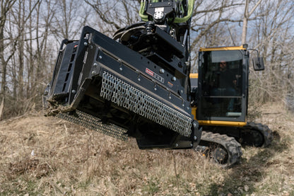 Werk-Brau BrushHound Flail Shredder | Model 30EX–50EX-HD | Width 30–50" | 4–20 Tons | For Mini Excavator, Excavator & Backhoe