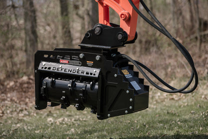 Werk-Brau Brush Hound FX Defender Mulcher | Model FX26, FX36 & FX46 | Width 26–46" | 15–70 GPM | 4–34 Tons | For Excavator
