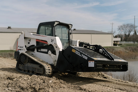 Werk-Brau RockHound Landscape Rake | Model 72B & 72B-3 | Cutting Width 72" | 13 GPM | 40–60 HP | For Skid Steers & Tractors