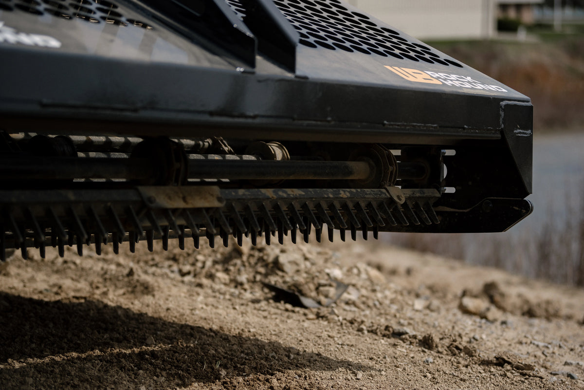 Werk-Brau RockHound Landscape Rake | Model 72B & 72B-3 | Cutting Width 72" | 13 GPM | 40–60 HP | For Skid Steers & Tractors