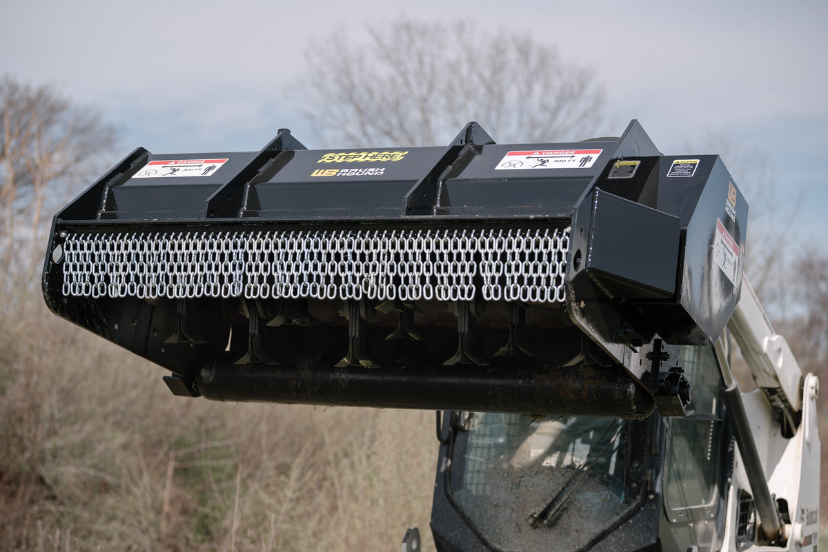 Werk-Brau Flail Shredder | Model 60FH–84FH | Width 60"–84" | 16–20 GPM | For Skid Steer & Track Loaders