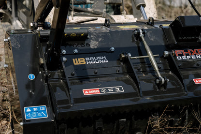 Werk-Brau Defender Forestry Mulcher | Model FHX66 & FHX86 | Width 54"-78" | 17-70 GPM | For Skid Steers & Track Loaders