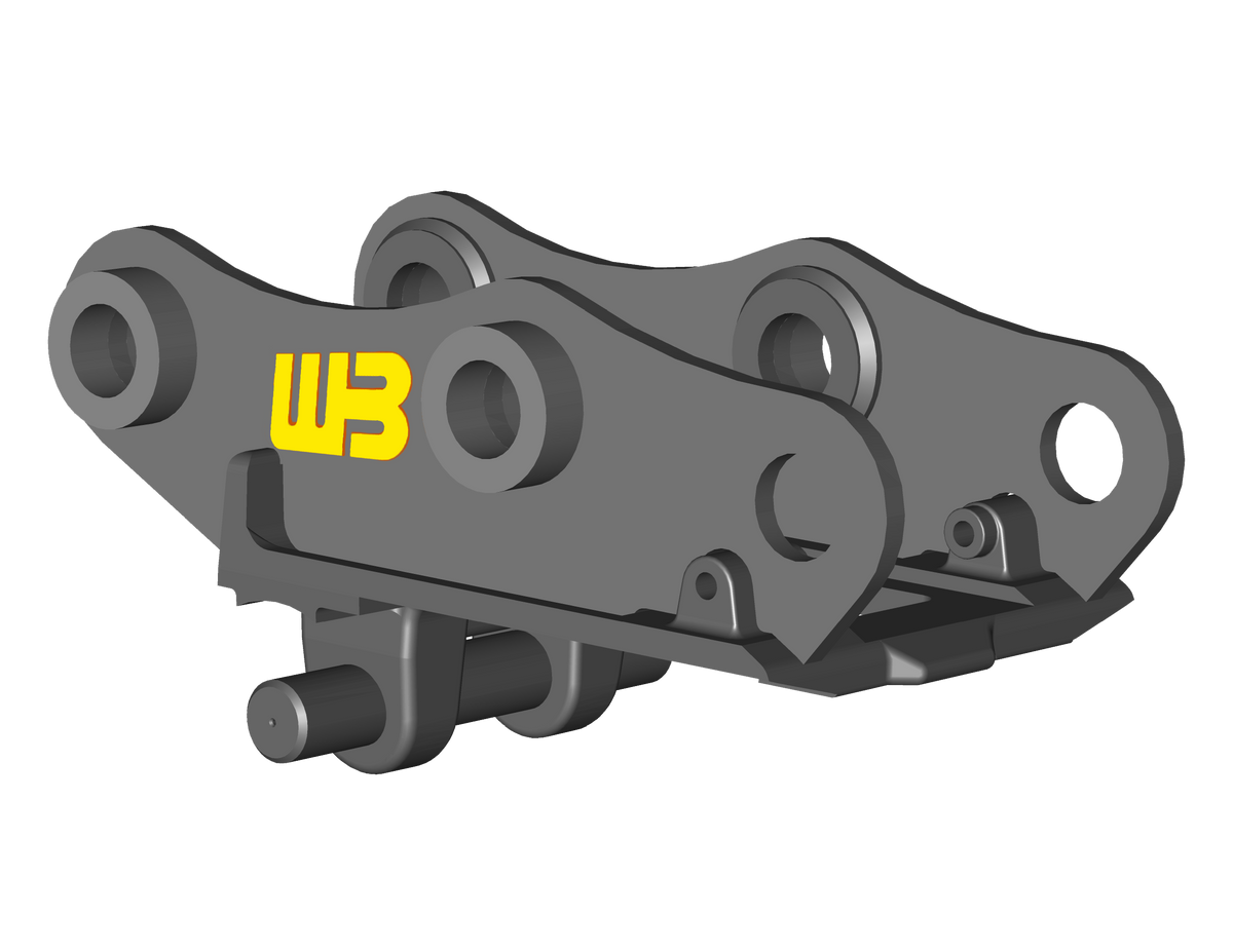 Werk-Brau Klac Couplers & Hanger Blanks | Mechanical | Class C-F | 1–10 Tons | For Mini Excavators & Backhoes