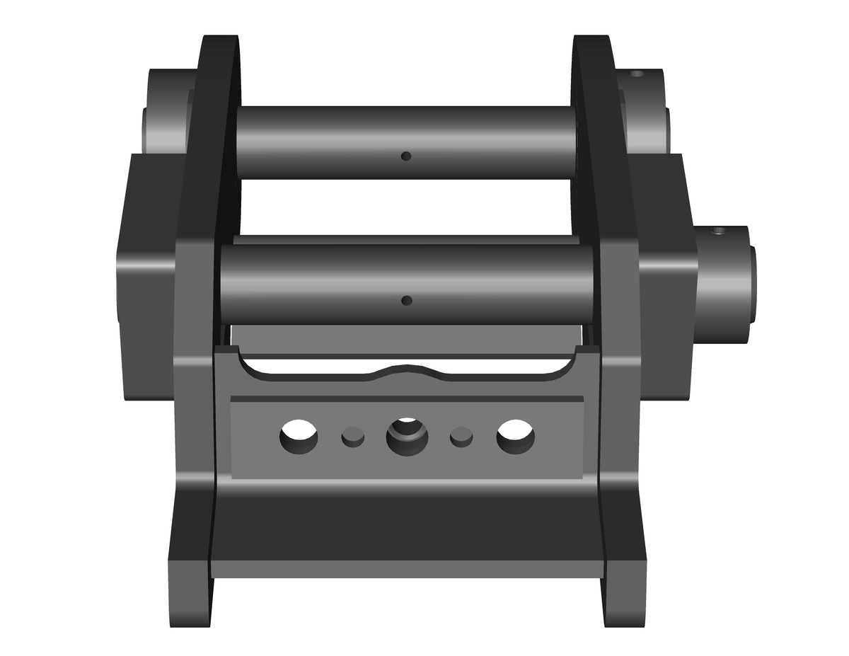 Werk-Brau Wedge Lock Coupler | Standard Sizes | 1.1–8.8 Tons | For Mini Excavators