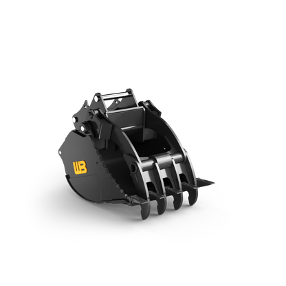Werk-Brau HydraGrip Bucket | Heavy-Duty | Width 30 To 72" | 2–75 Tons | For Excavators