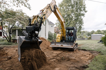 Werk-Brau Tiltrotator | Powered by Steelwrist | Model X02 To X32 | Width 16.9” To 31.8” | ±45° Tilt | 1 To 37 Tons | For Excavator
