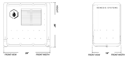 Genesis Systems | WC-10 Water Cube | Atmospheric Water Generator | 10+ Gallons/Day  | Solar + IoT Ready | Off-Grid Water Generation