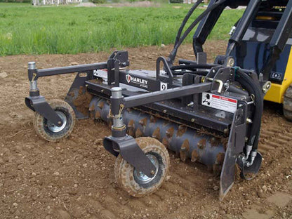 Paladin Harley Power Box Rake | 6' To 8' Hydraulic Angle | 15-25 GPM | For Skid-Steer Loaders