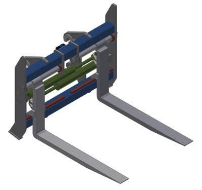 TAG Adjustable Construction Forks | Carriage Width 60