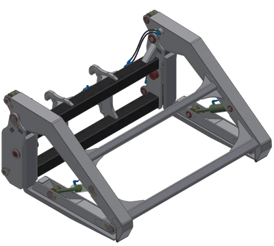 TAG Pipe Grapple Forks | Tine Length 60