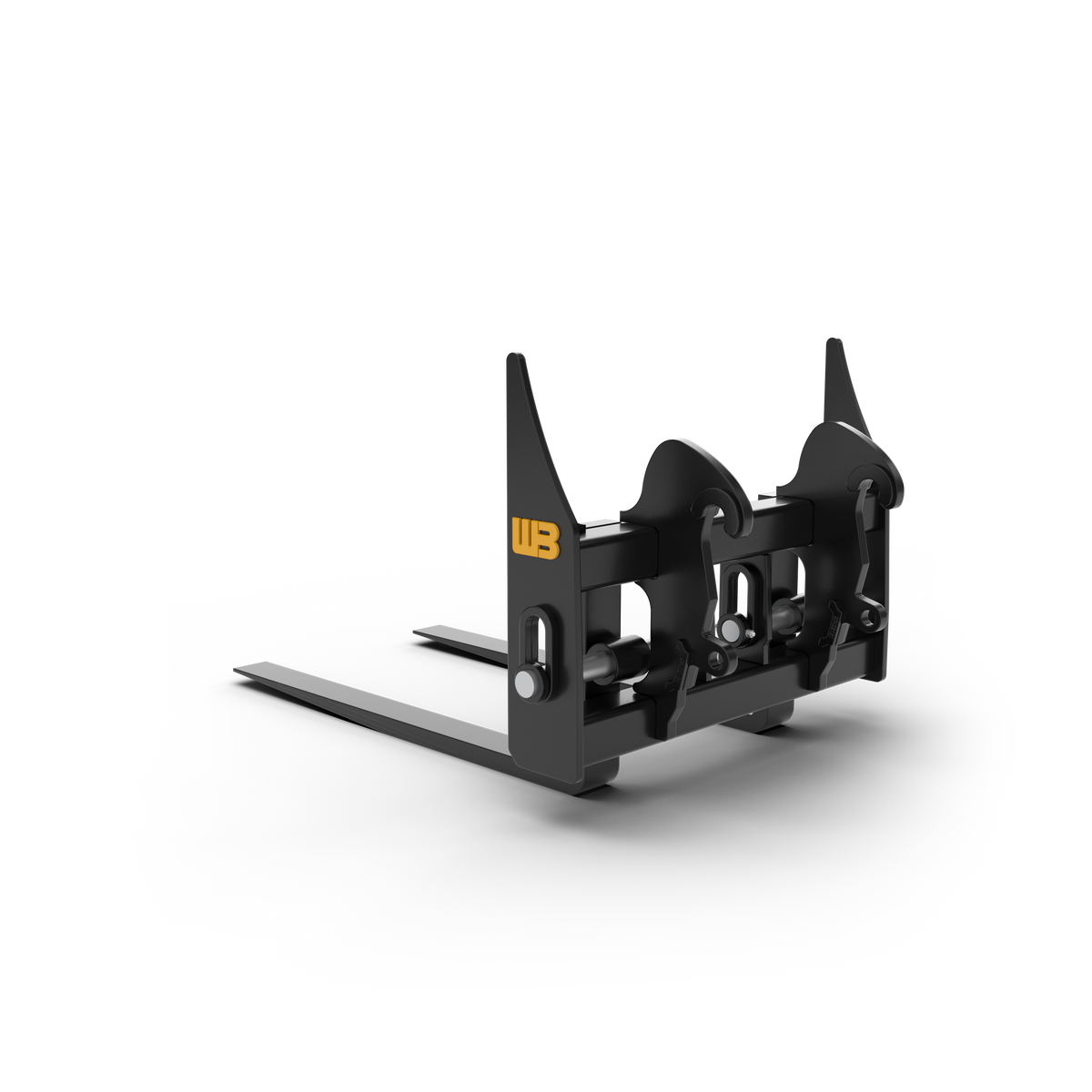 Werk-Brau Manual Adjustable Forks | Width 48"–96" | Class 1–6 | 10–30 GPM | For Wheel Loader