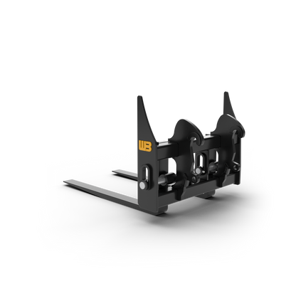 Werk-Brau Manual Adjustable Forks | Width 48"–96" | Class 1–6 | 10–30 GPM | For Wheel Loader