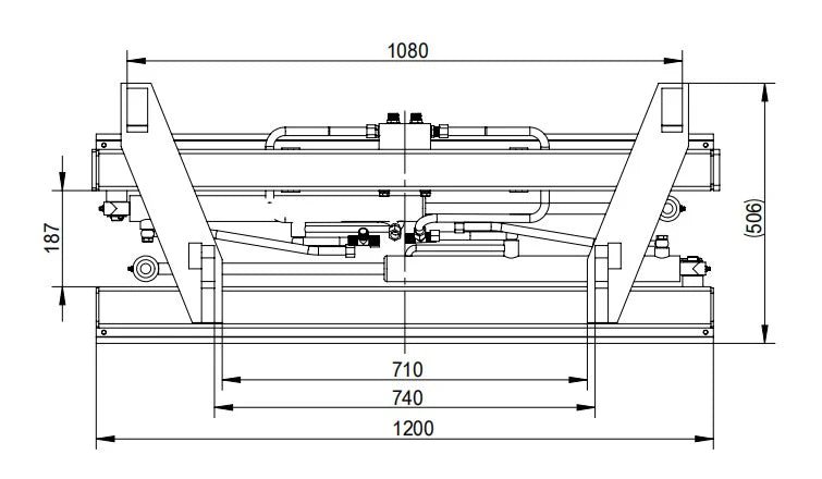 Landy Attachments Pallet Forks Combo | Width 46–48″ | 45–55 HP | For Tractors & Loaders