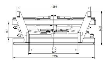 Landy Attachments Pallet Forks Combo | Width 46–48″ | 45–55 HP | For Tractors & Loaders