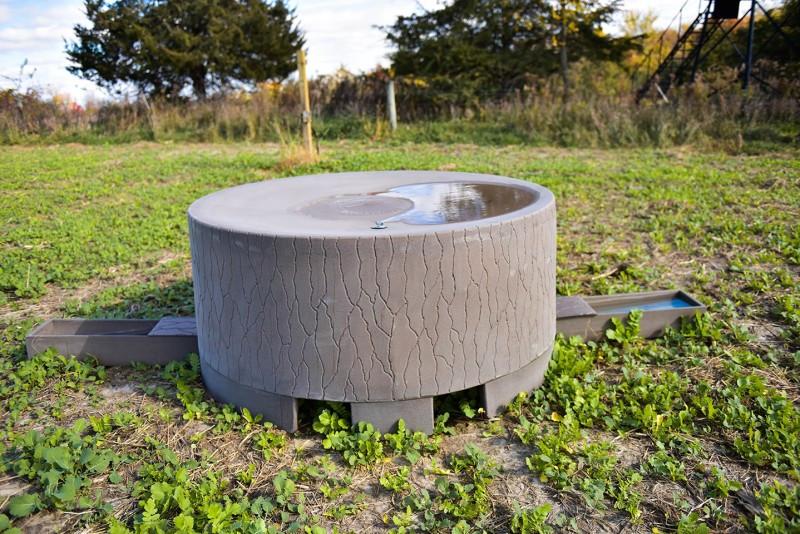 Bank Outdoors Wild Water® 300 | Model WW300 | 300‑Gallon Capacity | Dual Trough System | Clean Water Supply For Wildlife