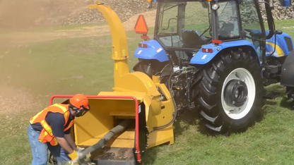 Wallenstein | Wood Chipper | Model BX102R, BX102RI & BX102RPI | Rotor Diameter 36" | Capacity 10" | Horsepower 75-120 HP | For Tractors
