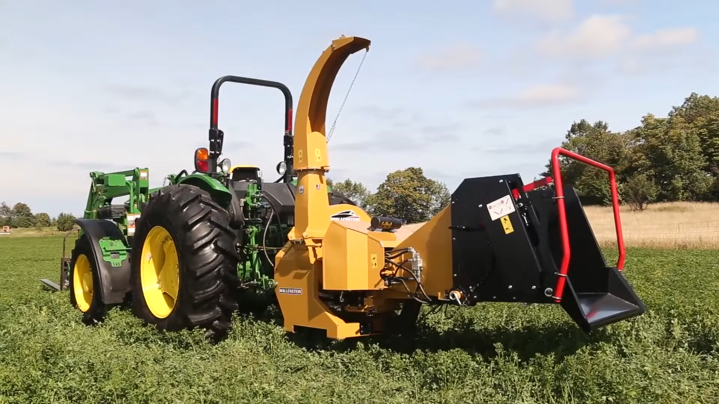 Wallenstein | Wood Chipper | Model BX72R & BX72RI | Rotor Diameter 28" | Chipping Capacity 7" | Horsepower 45-85 HP | For Tractors