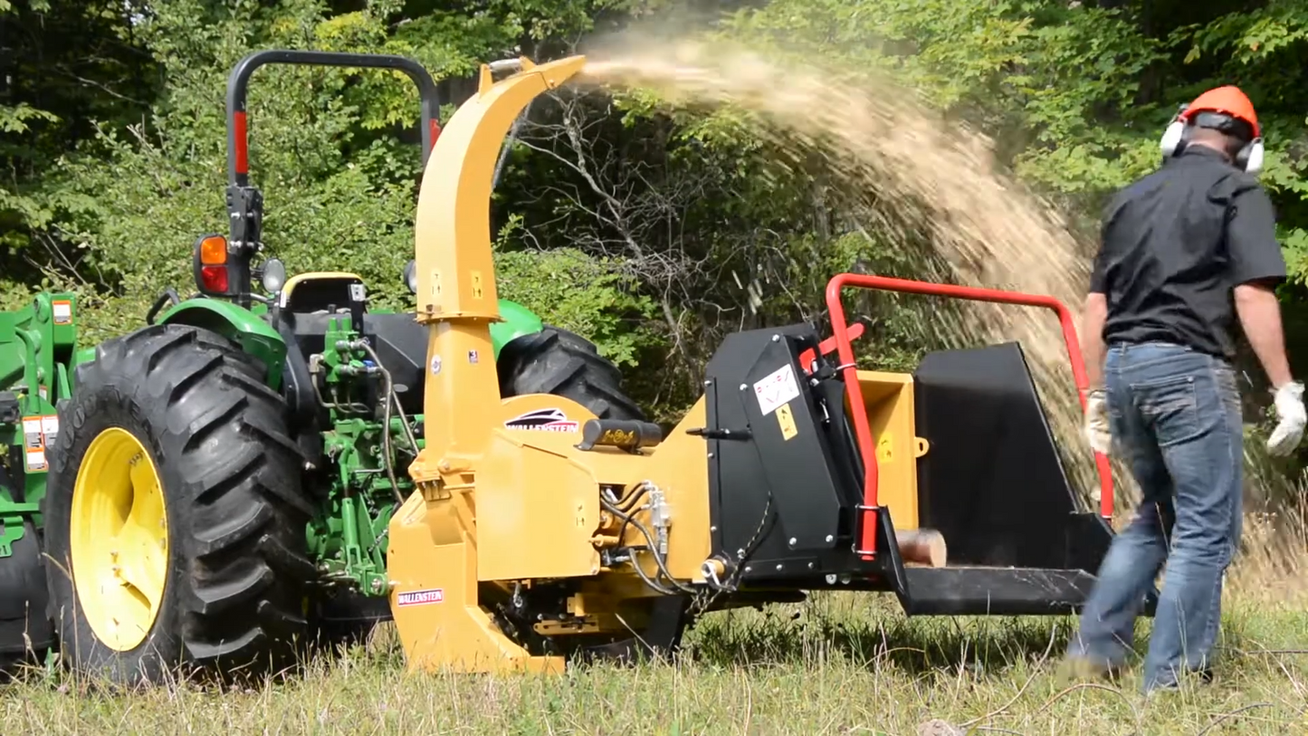 Wallenstein | Wood Chipper | Model BX72R & BX72RI | Rotor Diameter 28" | Chipping Capacity 7" | Horsepower 45-85 HP | For Tractors