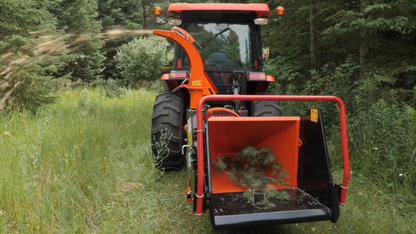 Wallenstein | Wood Chipper | Models BX52R & BX52RI | Rotor Diameter 25" | Chipper Capacity 5" | Horsepower 30-55 HP | For Tractors