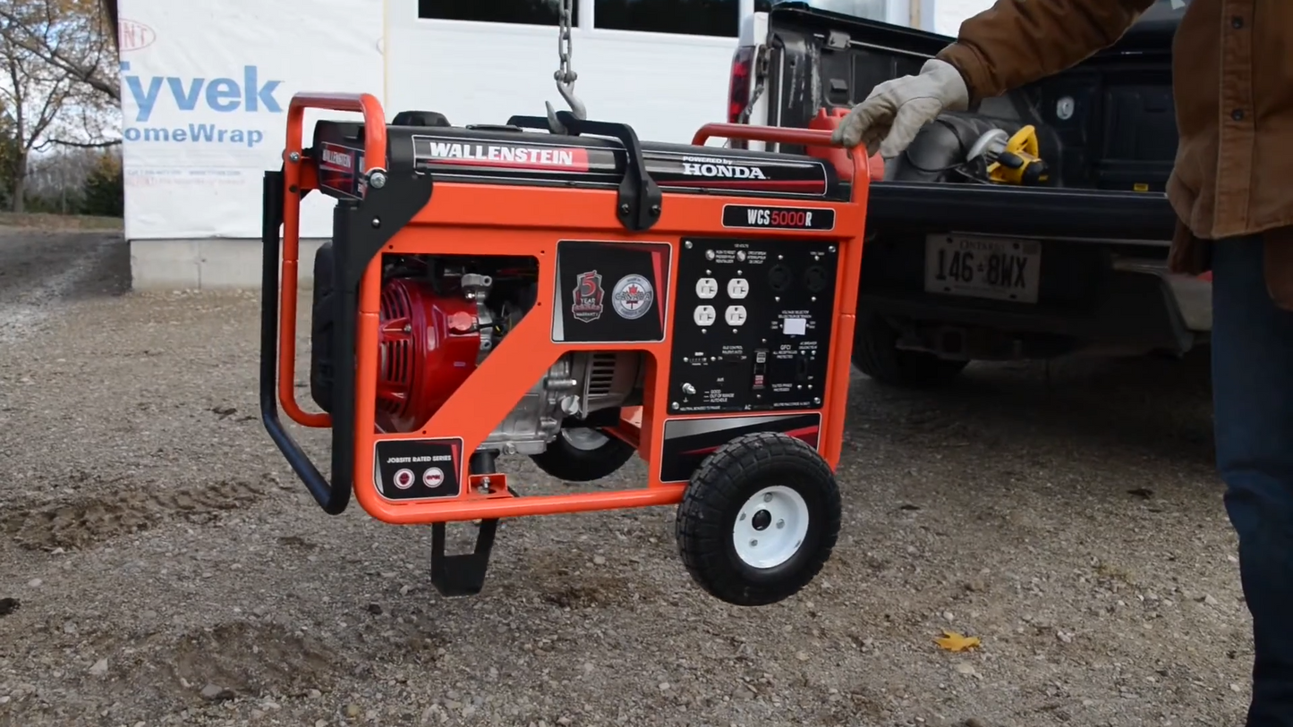 Wallenstein Generators | Model  DK7300E | Fuel Tank Capacity 20 Litres | Maximum Watts 7300 | For Tractor