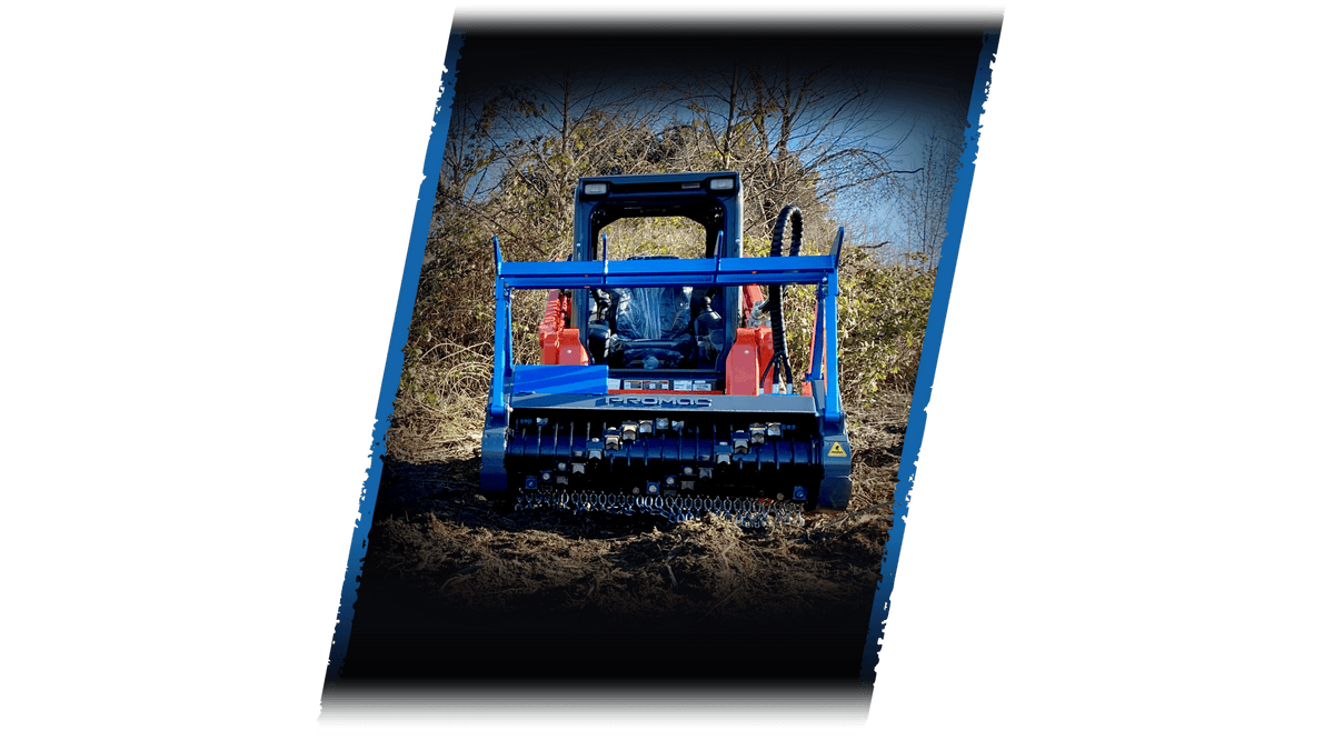 Promac Mulcher | Model HSL Series | Cutting Width 60" | 50 HP+ | 20–42 GPM | For Skid Steer