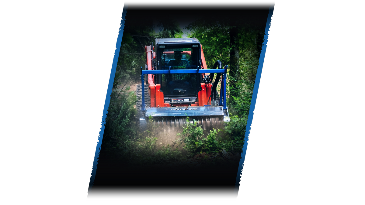 Promac High Flow Mulcher | Model HSM Series | Width 60"–72" | 29–56 GPM | For Skid Steers