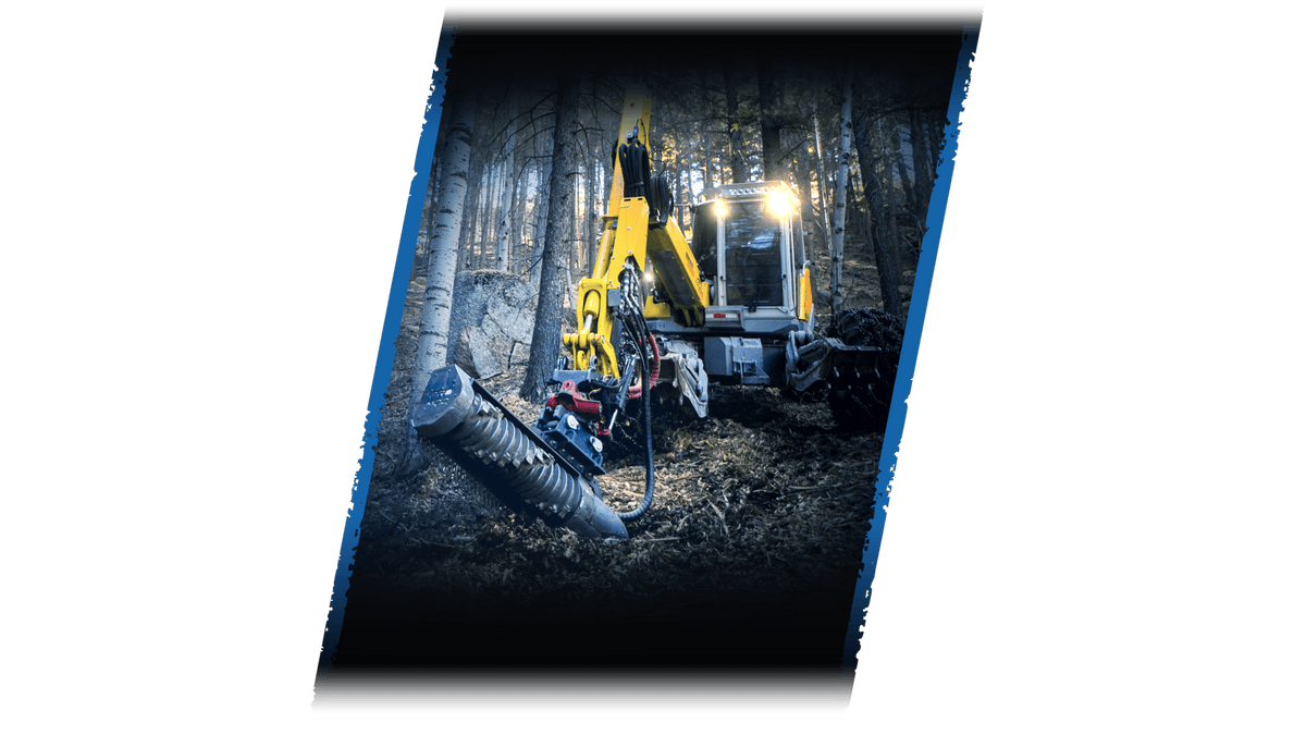 Promac Light Forestry Mulcher | Model LDM Series | Cutting Width 30" & 50" | 60–80 HP | 8–10 Tons+ | For Excavators
