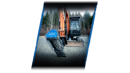 Promac Forestry Mulcher | Model LSM Series | Cutting Width 30" | 10–23 GPM | 5+ Tons | For Mini Excavator