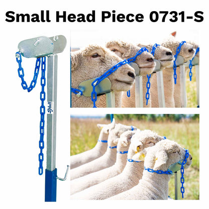 Sydell Small Head Piece | #0731-S-1 / #AL0731-S-S | Under 100 lbs | Steel & Aluminum | For Sheep & Goat Handling
