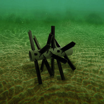 MossBack Fish Habitat Weed Line Laydown | 20" x 23" Compact Structure | 6 lbs Lightweight | For Shallow Water Forage Protection & Fry Habitat 2-5 ft Depth