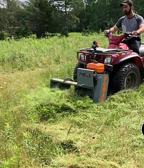 Forax Gas Powered Mulchers | Model GP36 & GP40 | 36"-40" Cutting Width | 7-14HP Motors | For ATVs & UTVs