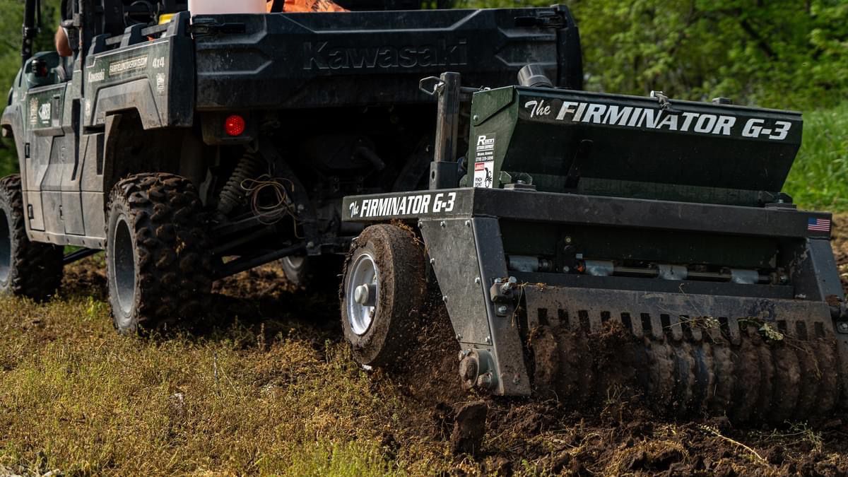 utv seed planter Ranew Outdoors Firminator ATV - UTV Model | G3 Discs, Seeder & Cultipacker | Food Plot Planter