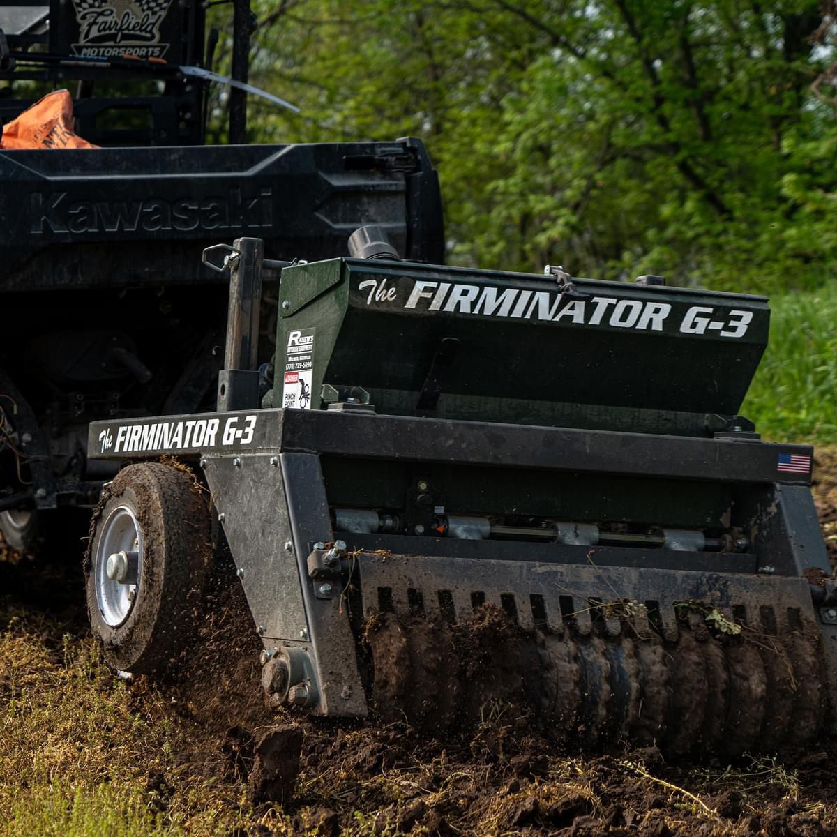 atv seeder planter Ranew Outdoors Firminator ATV - UTV Model | G3 Discs, Seeder & Cultipacker | Food Plot Planter