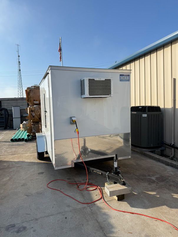 Ripping It Trailers | Walk-In Cooler | 6x10 Enclosed Trailer | Load capacity is 1,850 lbs | Pull Type