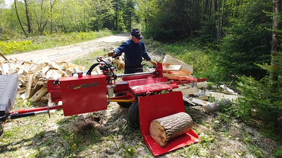 Woody Equipment Fully Autonomous Log Splitter 3 Point | Standard Series | Splits Horizontally & Vertically | 5.5 HP To 9 HP Honda Power